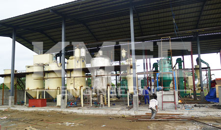 coconut 

oil refining line