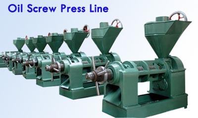 oil screw press line