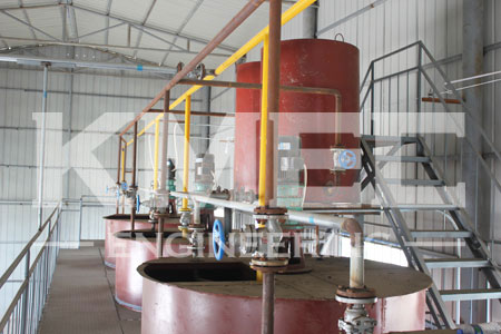 60 tpd peanut oil refining plant top view