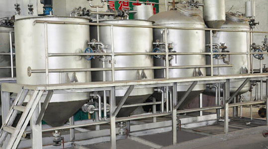 small sunflower seed oil refinement line