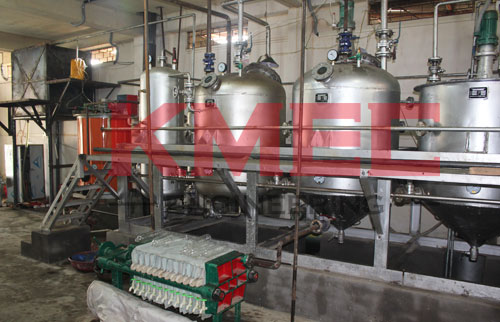 the 

refining part of mustard oil plant