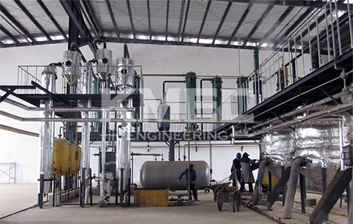 soybean oil processing line